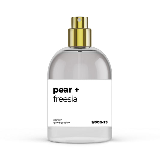 pear + freesia